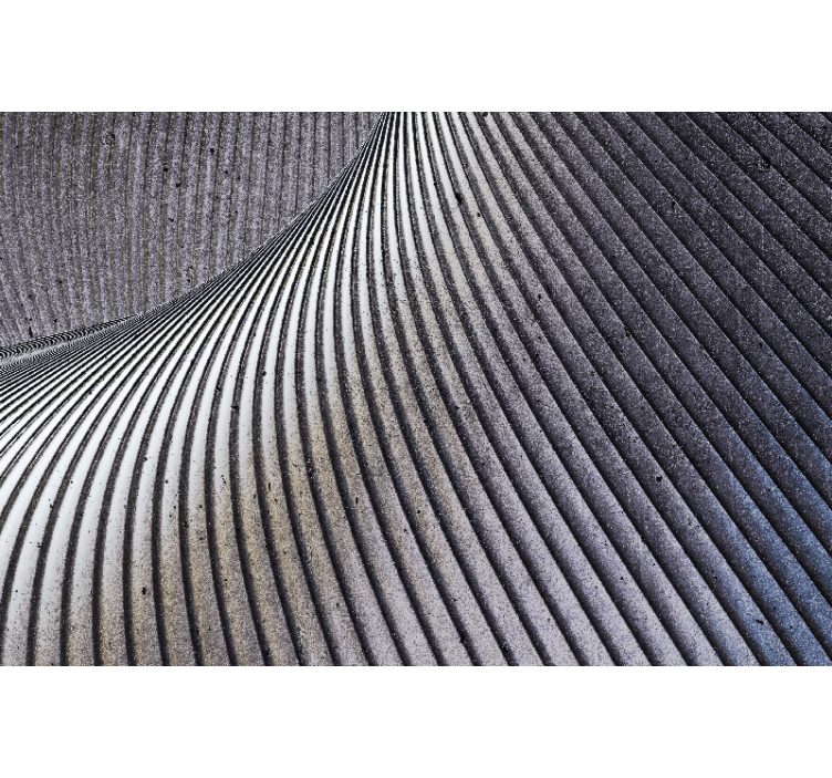 Fotobehang lijnen gebogen zandpatronen - TenStickers