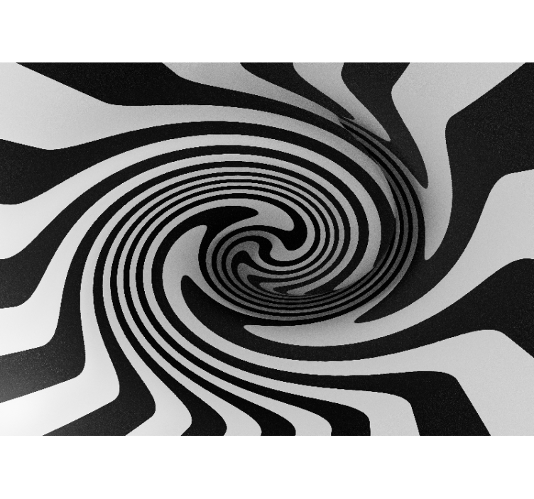 Abstract fotobehang spiral illusie effect - TenStickers