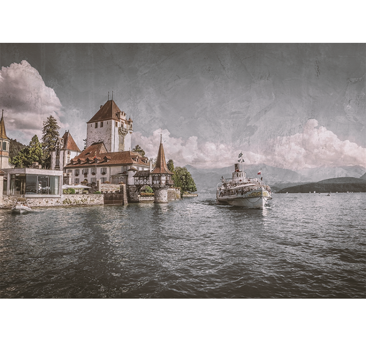 Fotobehang steden en landen erfgoed fortlandschap - TenStickers