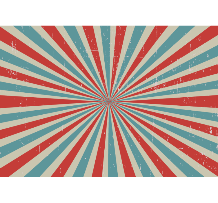 Graffiti fotobehang radiale kleurenexplosie - TenStickers