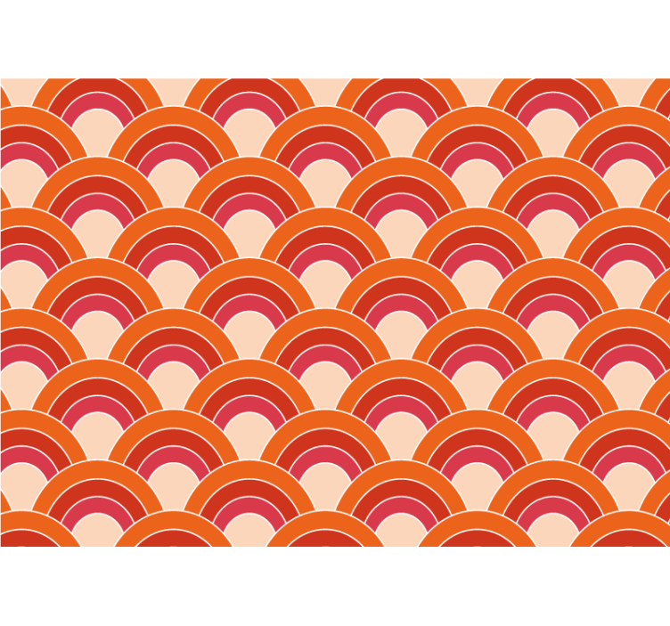 Fotobehang lijnen gelaagd circulair patroon - TenStickers