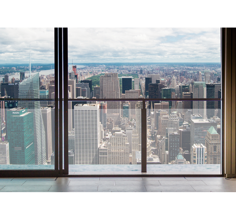 Fotobehang steden en landen new york city skyline - TenStickers