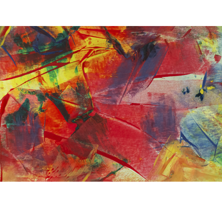 Abstract fotobehang dynamische kleurenmix - TenStickers