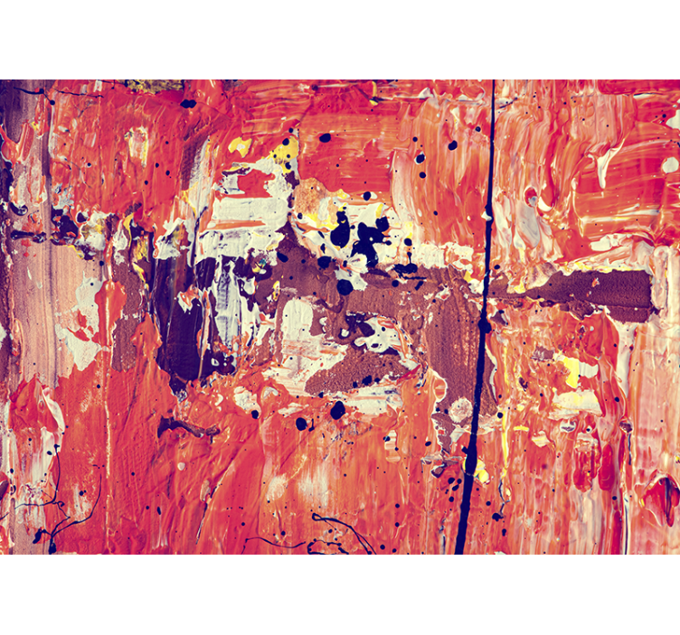 Abstract fotobehang vivid abstracte expressie - TenStickers