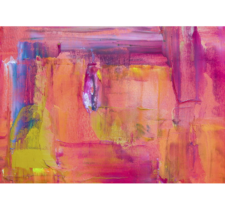 Abstract fotobehang levendige kleurexplosie - TenStickers