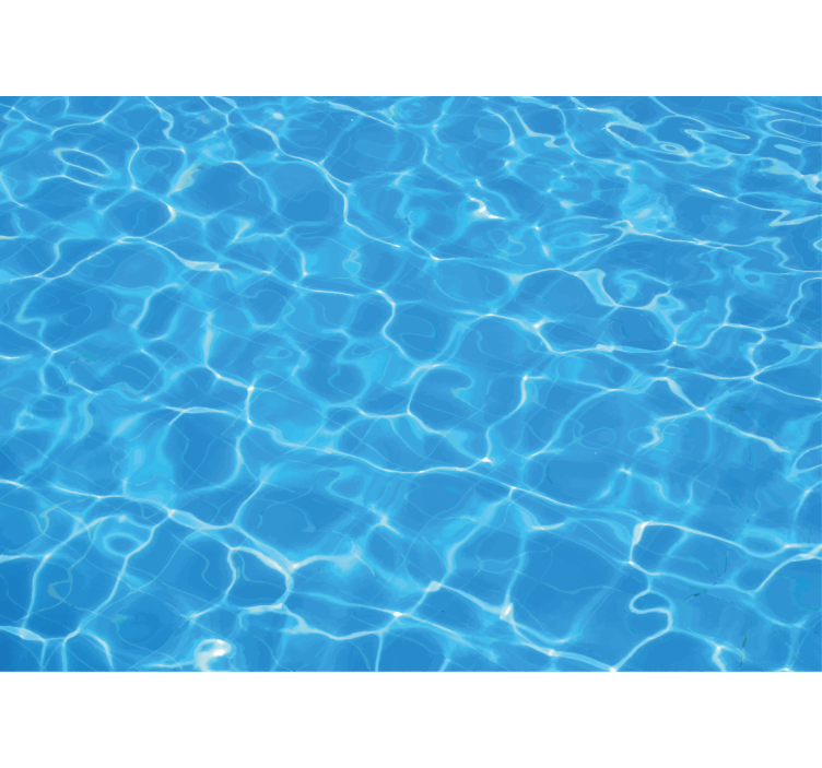 Fotobehang strand heldere wateroppervlak - TenStickers