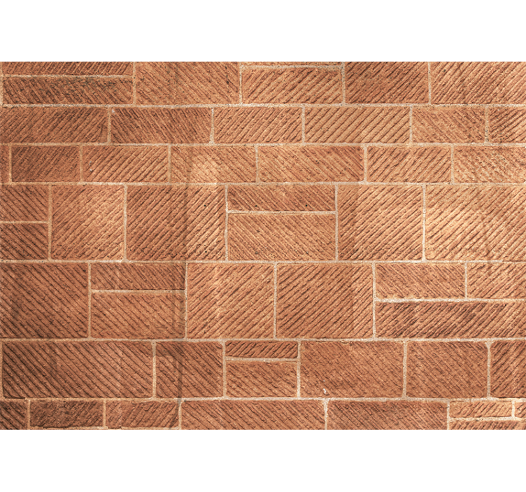 Fotobehang stenen met gestructureerd steenpatroon - TenStickers