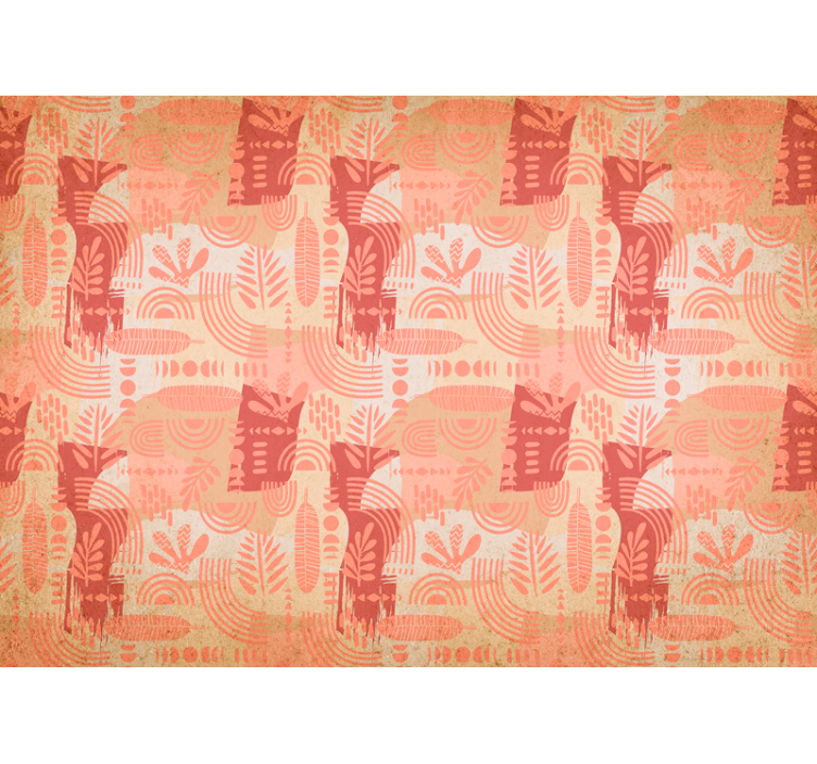 Fotobehang ander print geometrisch patroon motief - TenStickers