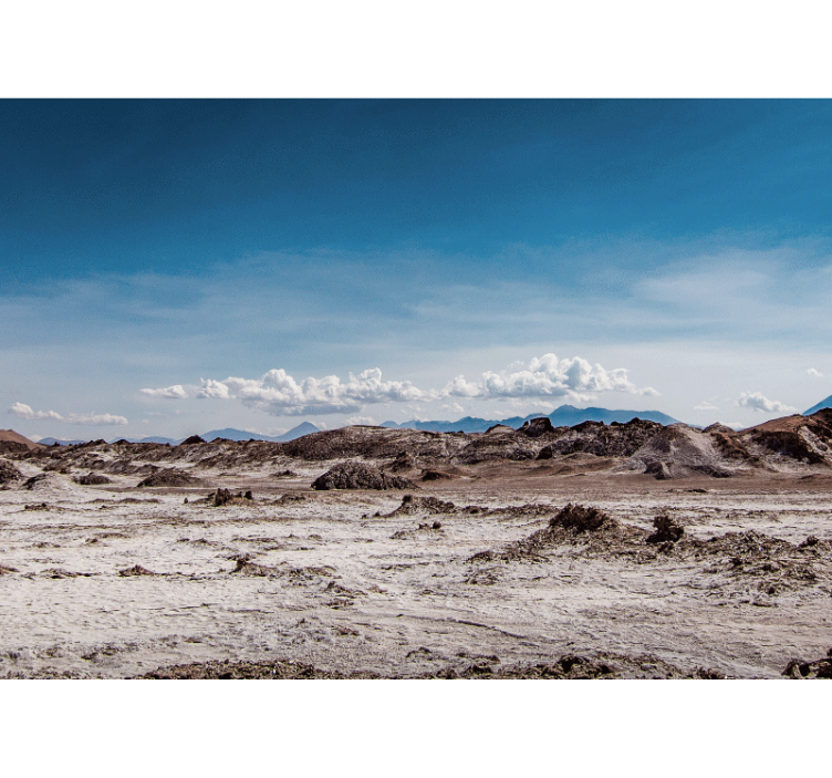Foto behang bergen aflopend terrein toppen - TenStickers