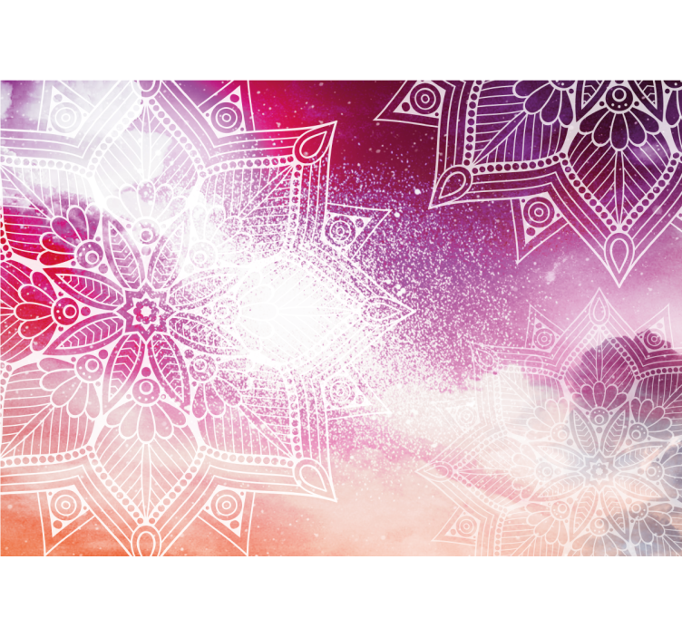 Fotobehang mandala complexe motieven - TenStickers