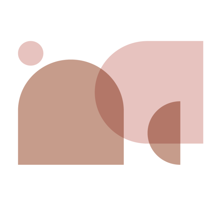 Abstract fotobehang geometrische vorm arrangement - TenStickers