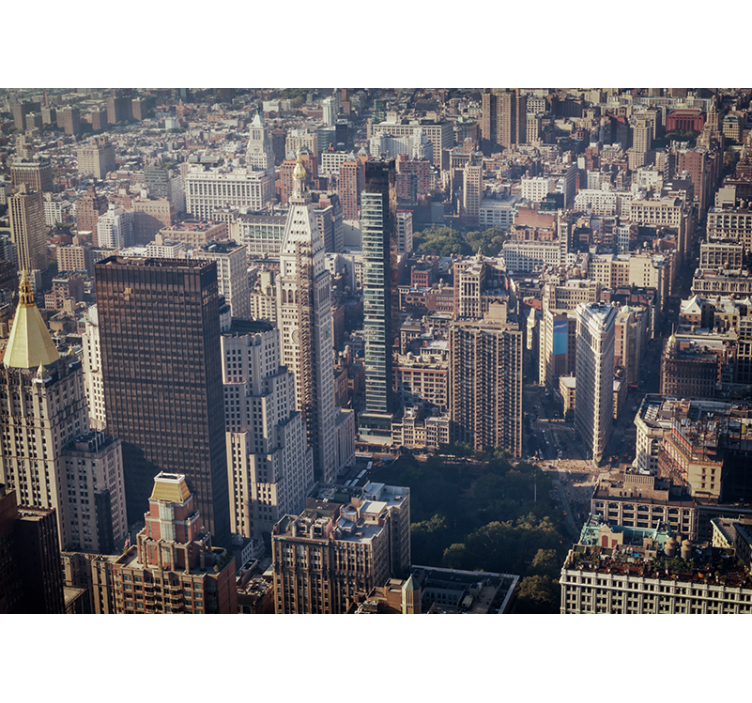 Fotobehang steden en landen urban uitzicht - TenStickers