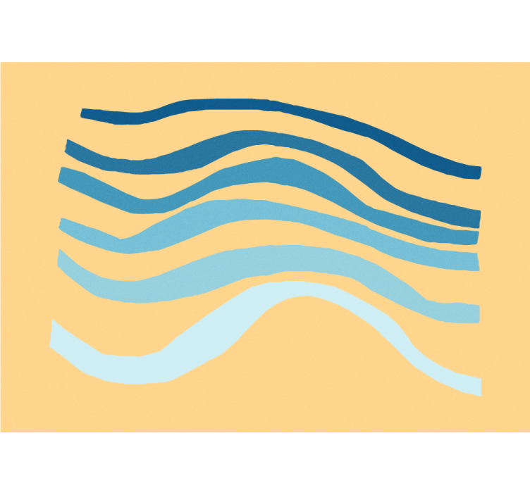 Abstract fotobehang golvende lijnen textuur - TenStickers