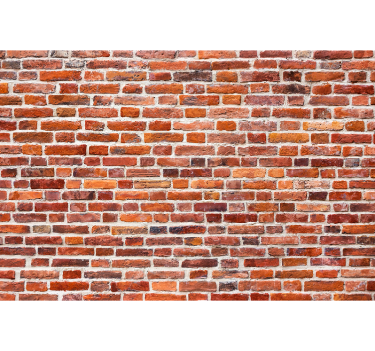Fotobehang bakstenen rustiek baksteenpatroon - TenStickers