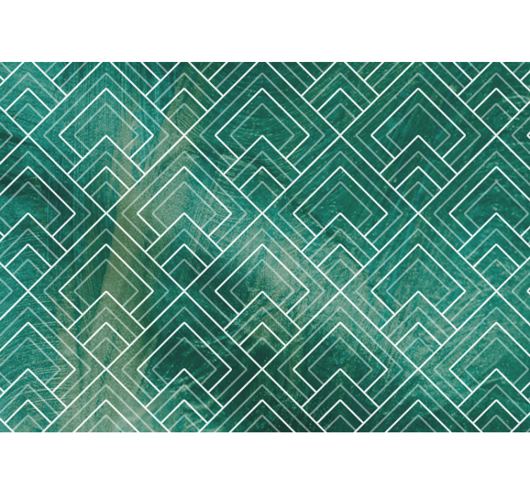 Fotobehang lijnen geometrische indeling idee - TenStickers