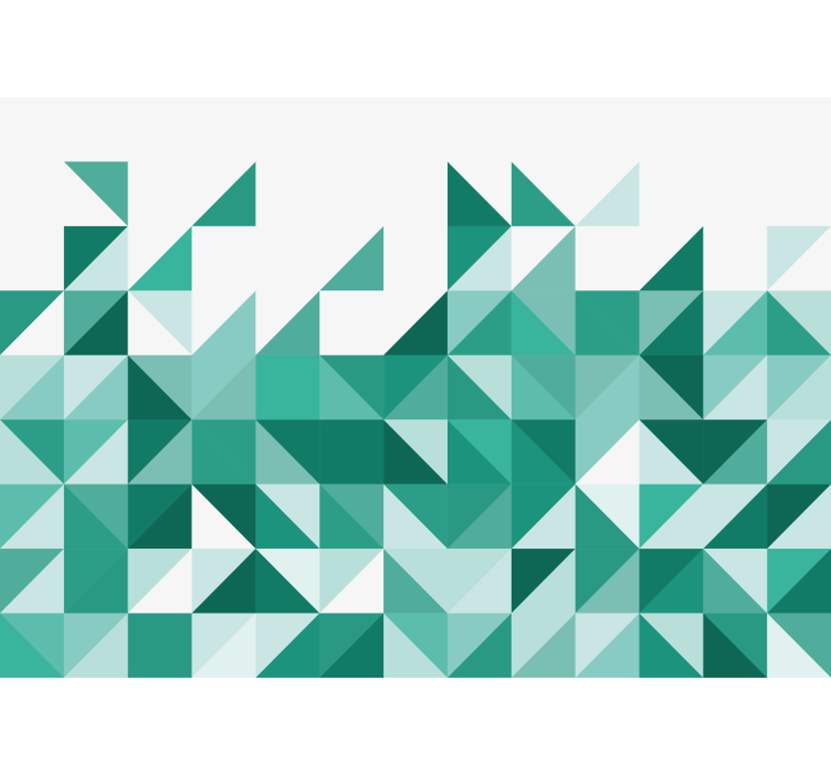 Abstract fotobehang geometrisch driehoekpatroon - TenStickers