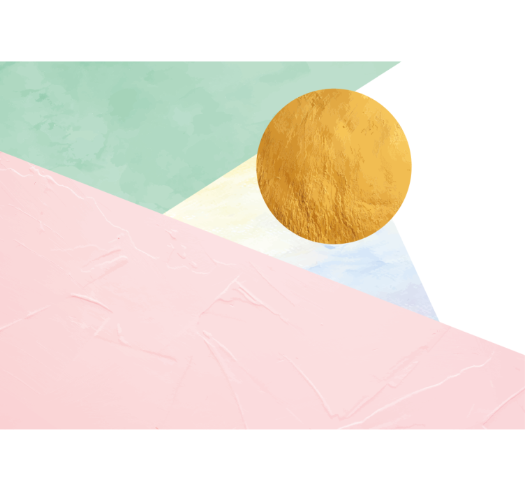 Abstract fotobehang elegante geometrische vormen - TenStickers