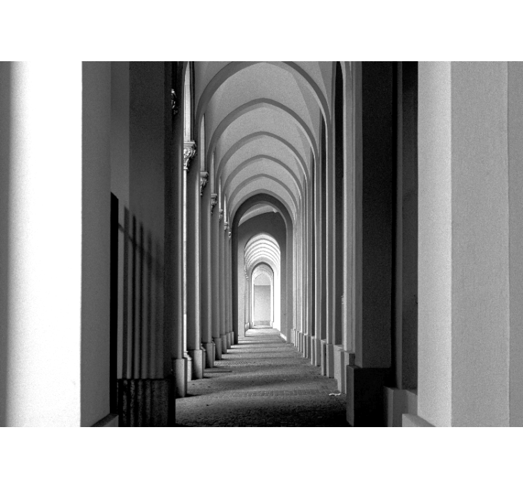 Fotobehang steden en landen architectonisch doorkijkje - TenStickers