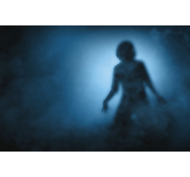 Fotobehang zombie silhouet - TenStickers