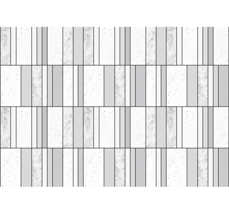 Marmer met zwarte lijnen fotobehang badkamer - TenStickers