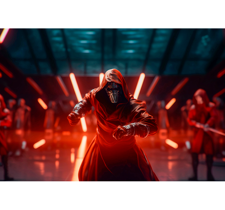 Galactische kwaadaardige krijger Fotobehang - TenStickers