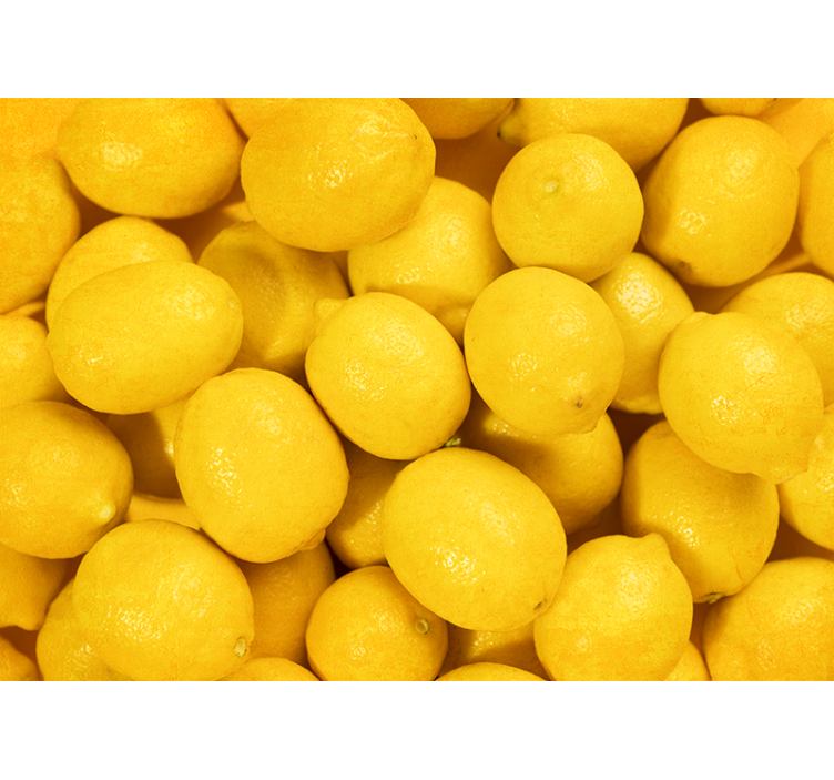 Citroenen Fotobehang keuken - TenStickers