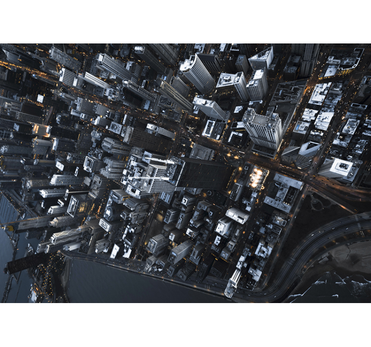 Fotobehang steden en landen stadsgezicht urban viewpoint - TenStickers