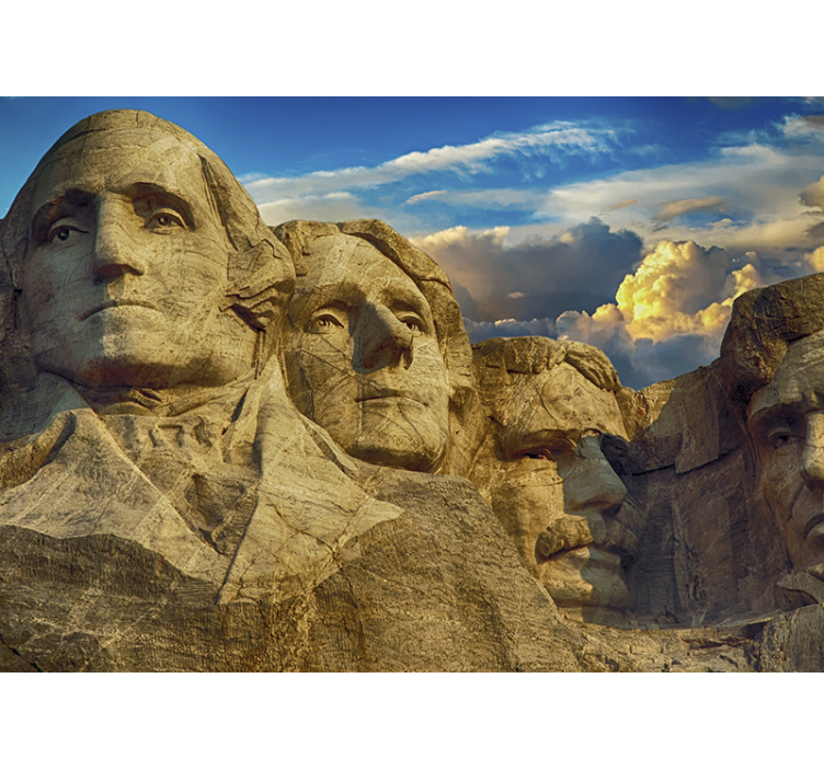 Fotobehang steden en landen mount rushmore monumenten - TenStickers