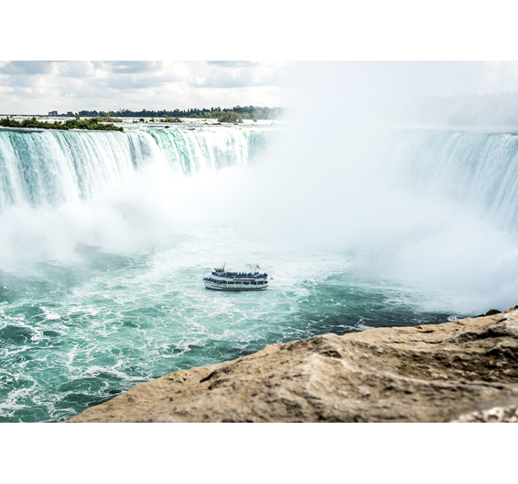 Fotobehang landschap niagara falls avontuur - TenStickers