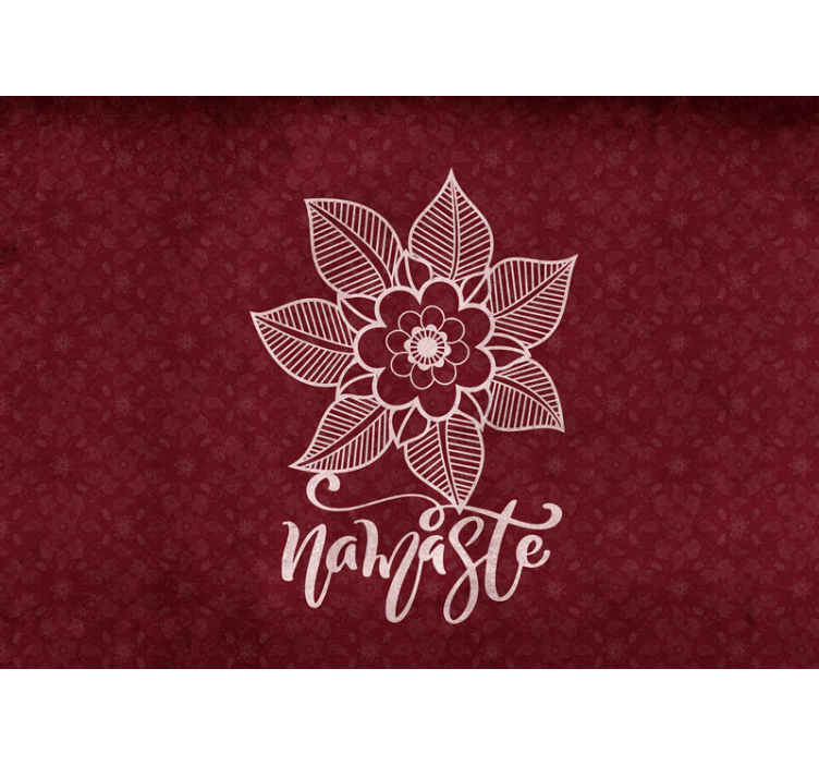 Fotobehang bloemen uitgebreid botanisch element - TenStickers