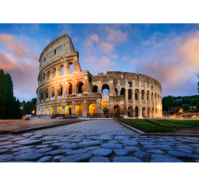 Fotobehang steden en landen colosseum van rome - TenStickers