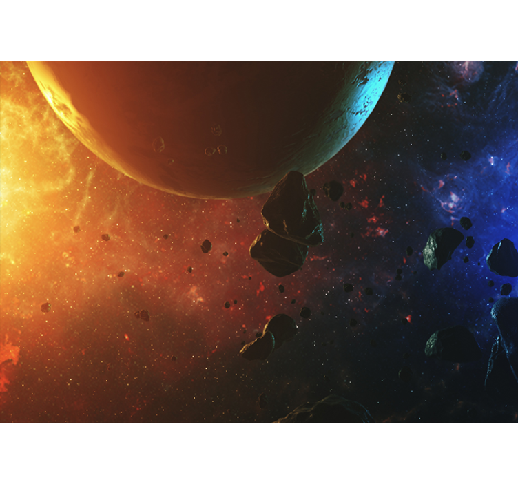 Hemelse groene vertoning foto behang waterval - TenStickers