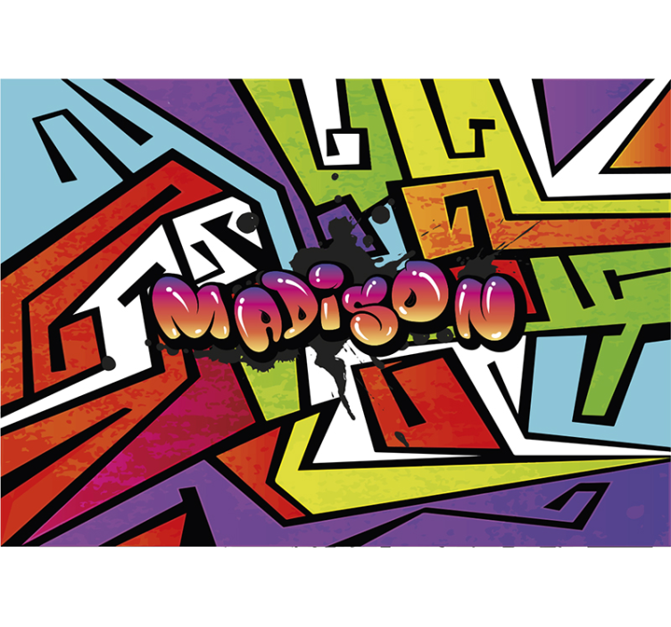 Graffiti fotobehang gedurfde straatkunst - TenStickers