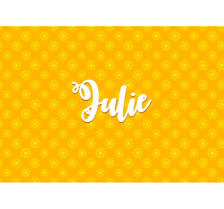 Zonnebloempatroon achtergrond foto behang kinderkamer - TenStickers