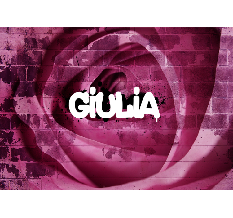 Aangepast rozenontwerp fotobehang bloemen - TenStickers