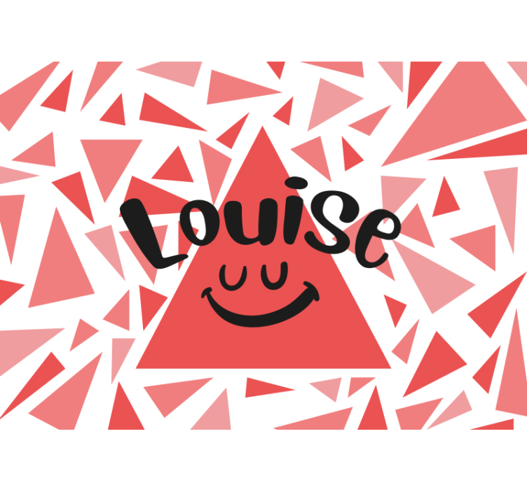 Fotobehang tekst gepersonaliseerd naamontwerp - TenStickers