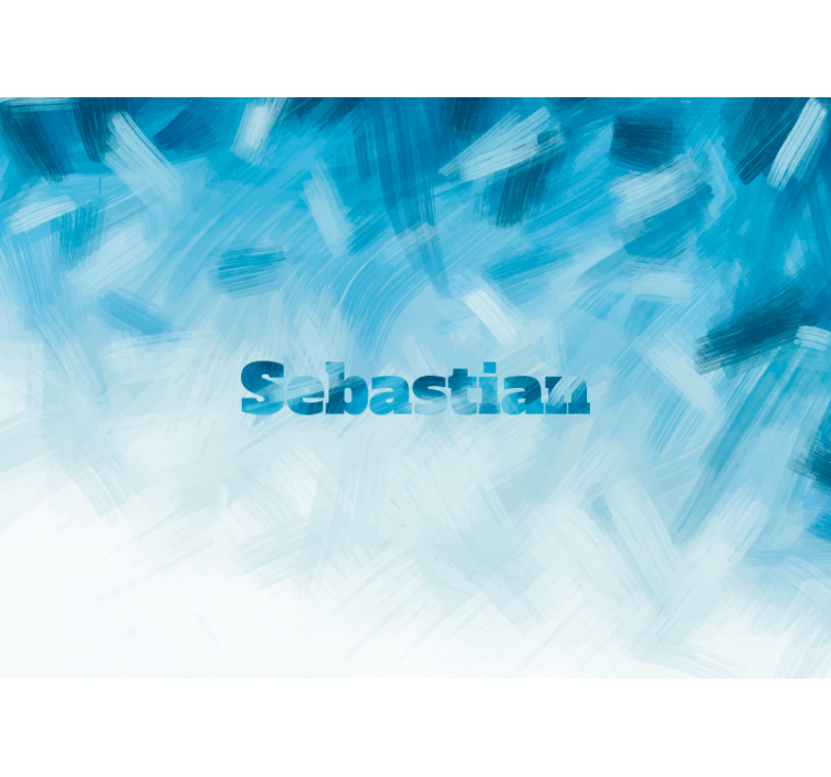 Gepersonaliseerd fotobehang met naamcreatie - TenStickers