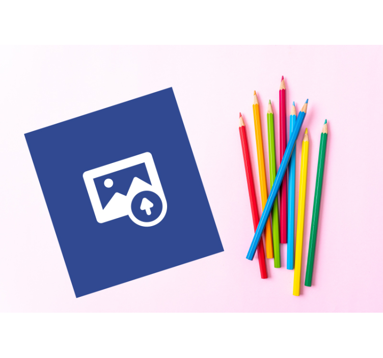 Kindertekenthema foto behang kinderkamer - TenStickers