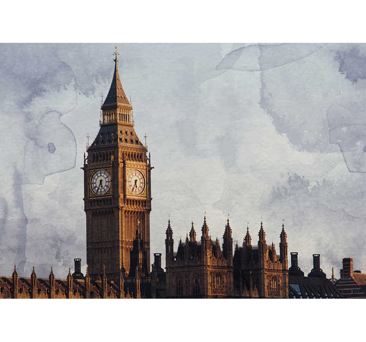 De big ben-toren fotobehang London - TenStickers