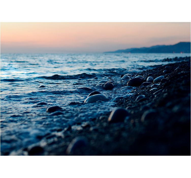 Oceaan golven sereniteit foto behang natuur - TenStickers