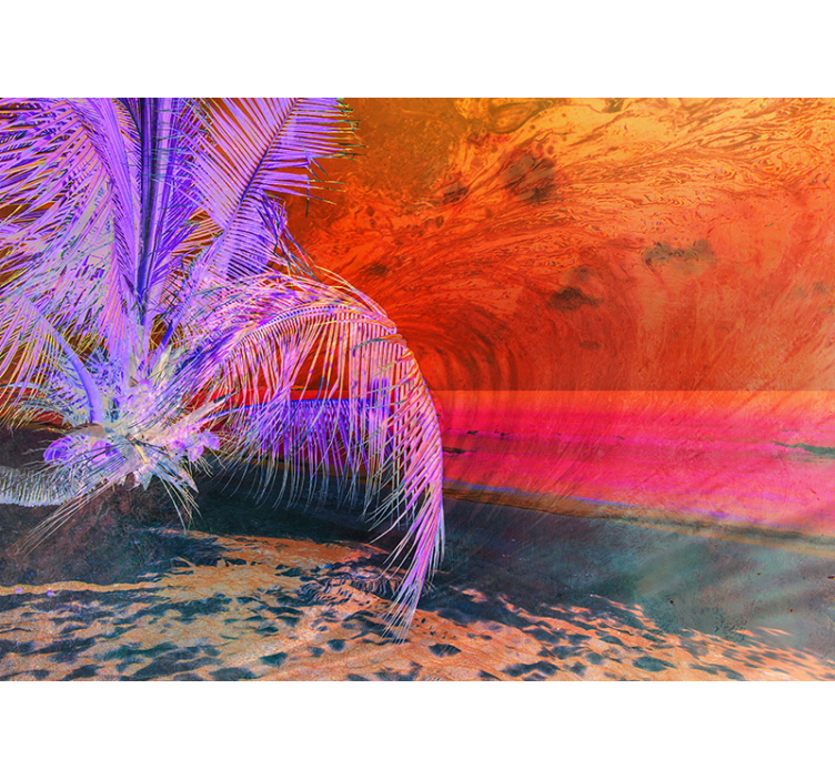 Foto behang natuur tropisch strand ontsnapping - TenStickers