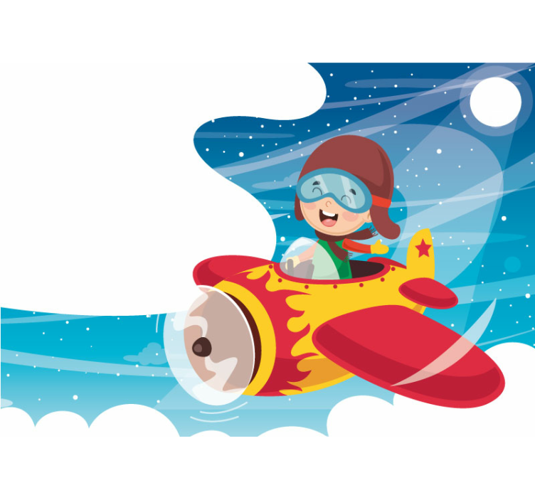 Speels kinderavontuur fotobehang liefde - TenStickers