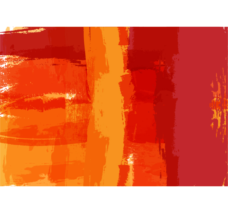 Levendige penseelstreken abstract fotobehang - TenStickers