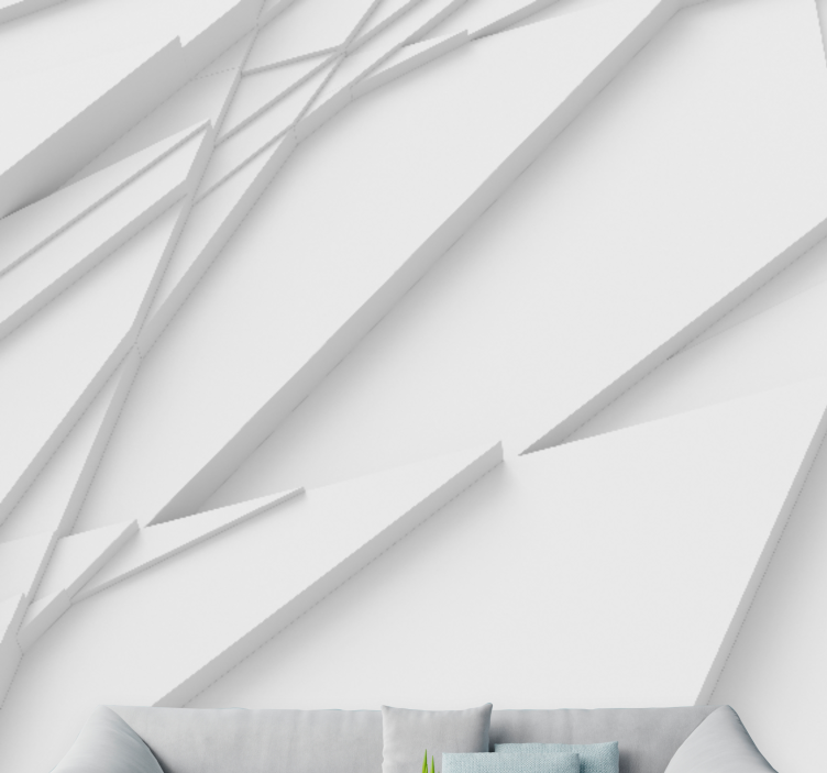 Abstract fotobehang geometrische laagpatronen - TenStickers