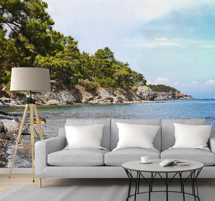 Antalya strand zee fotobehang - TenStickers