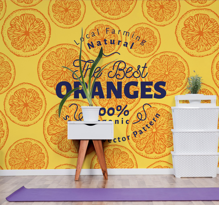 De beste sinaasappels natuurlijke landbouw fotobehang dieren - TenStickers