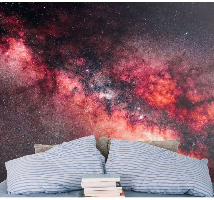 Foto behang ruimte galactische nevel scène - TenStickers