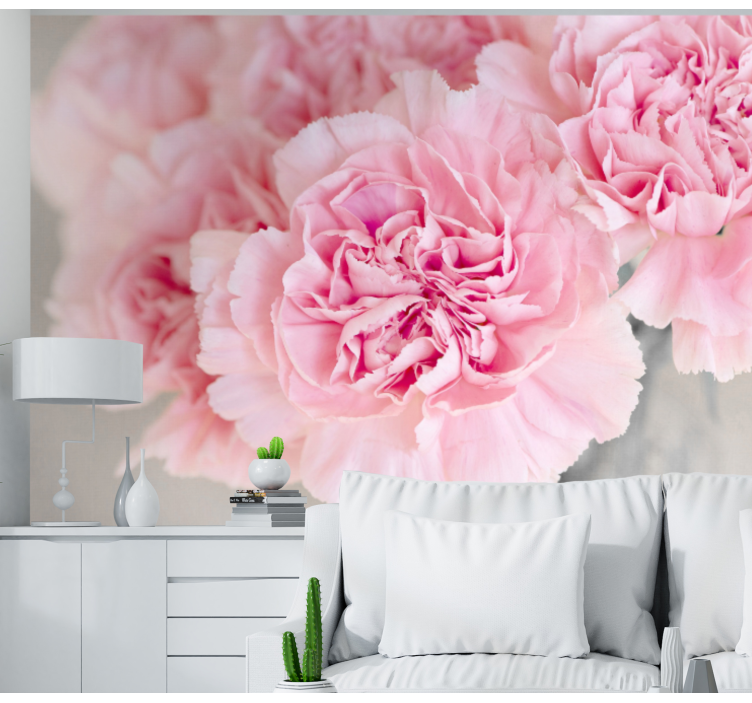 Fotobehang bloemen prachtige roze bloesems - TenStickers