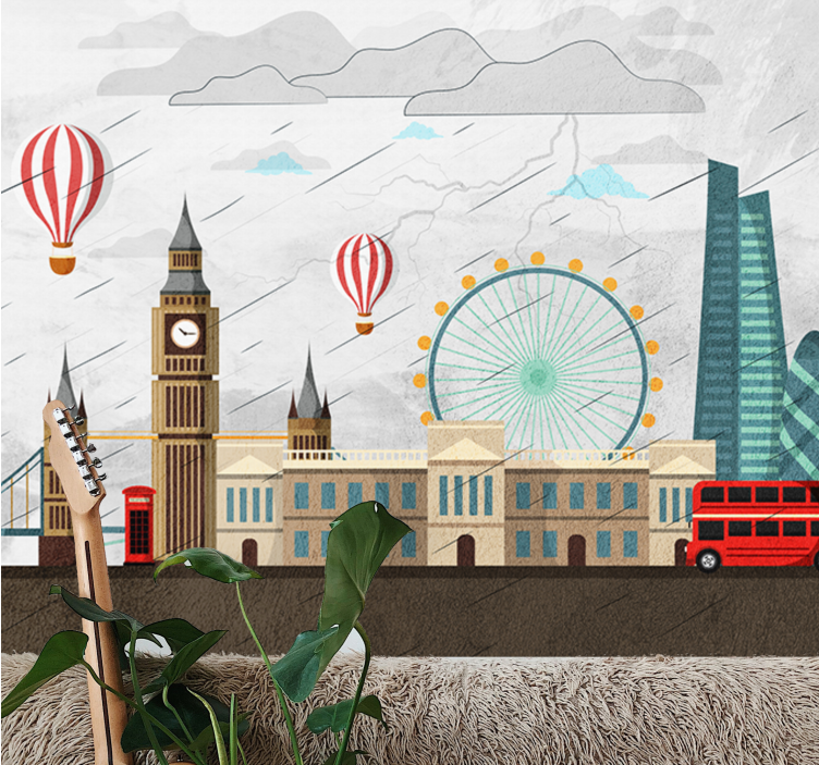 Fotobehang london skyline avontuur - TenStickers