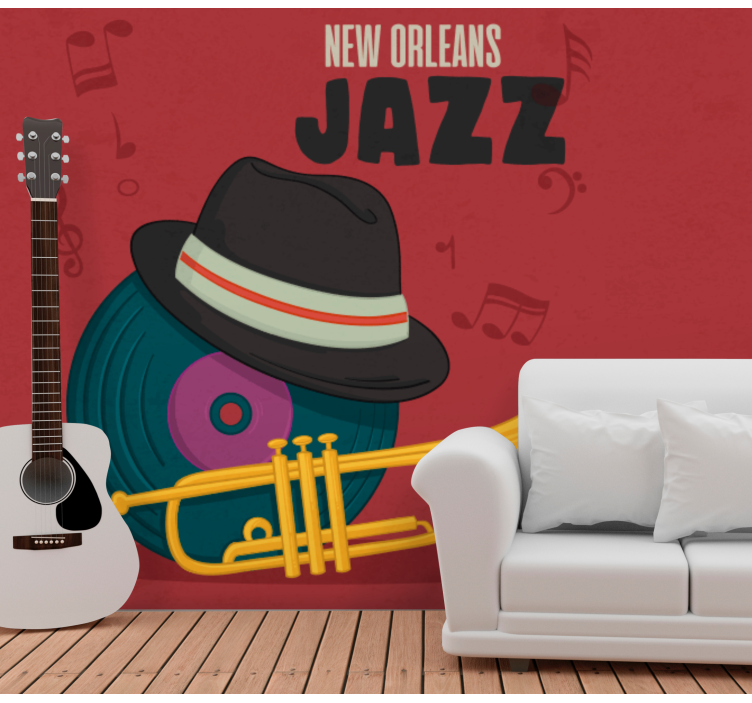 Fotobehang muziek new orleans jazz - TenStickers